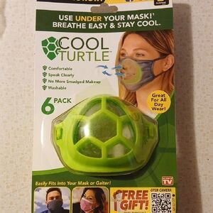 Cool Turtle Mask Inserts - 6 Pack